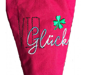 Stickdatei - Viel Glück Kleeblatt